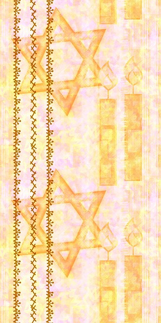 Free sabbath saturday a pair of candles illustration