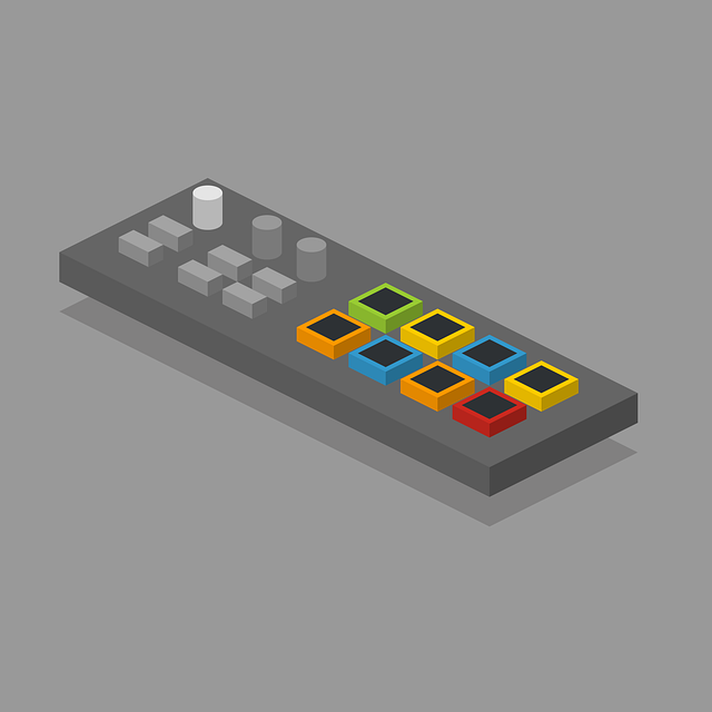 Free midi studio music vector