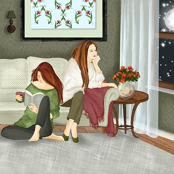 Freundschaft, Frauen, Malen, Schönheit