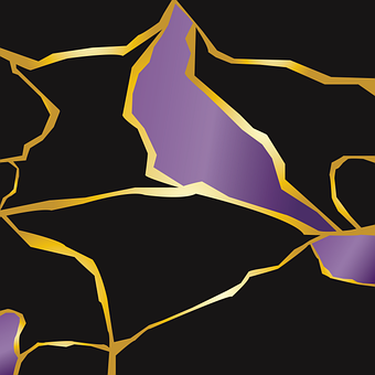 Kintsugi, Marmor, Gull, Japansk Kunst
