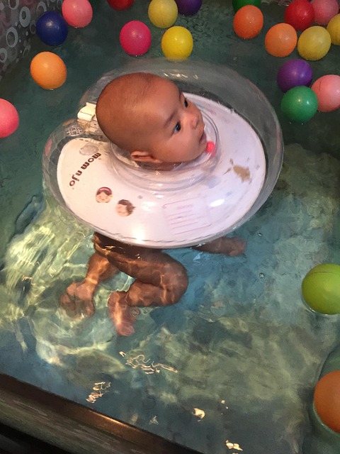 Natación, Bebé, Agua Caliente, Masaje