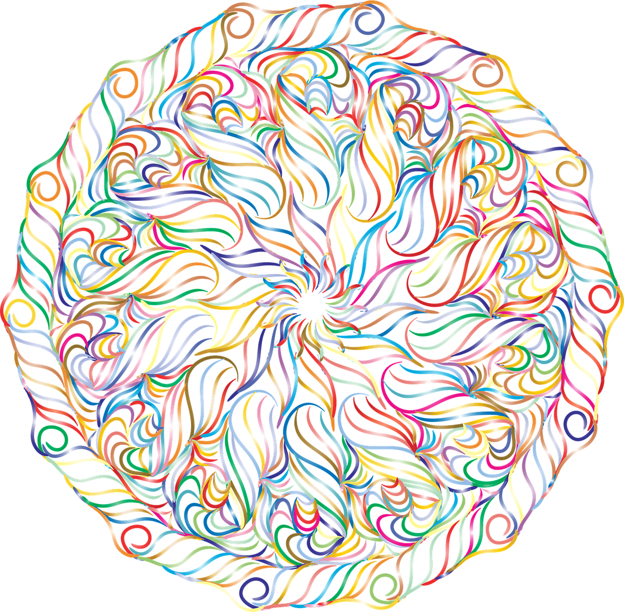 Mandala, Wzór, Tło, Tapeta, Różowe Okno