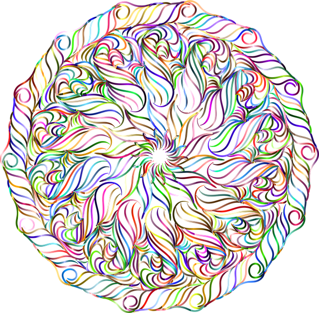 Free mandala pattern beautiful wallpaper vector