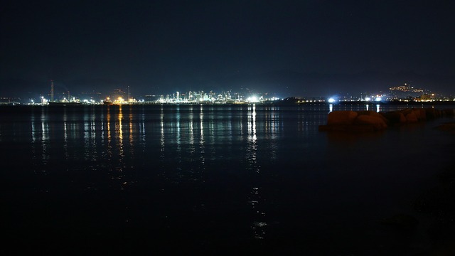 海 夜晚 炼油厂 - Pixabay上的免费照片 - Pixabay
