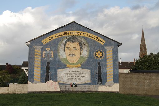 Belfast, Wandgemälde, Symbol, Nordirland