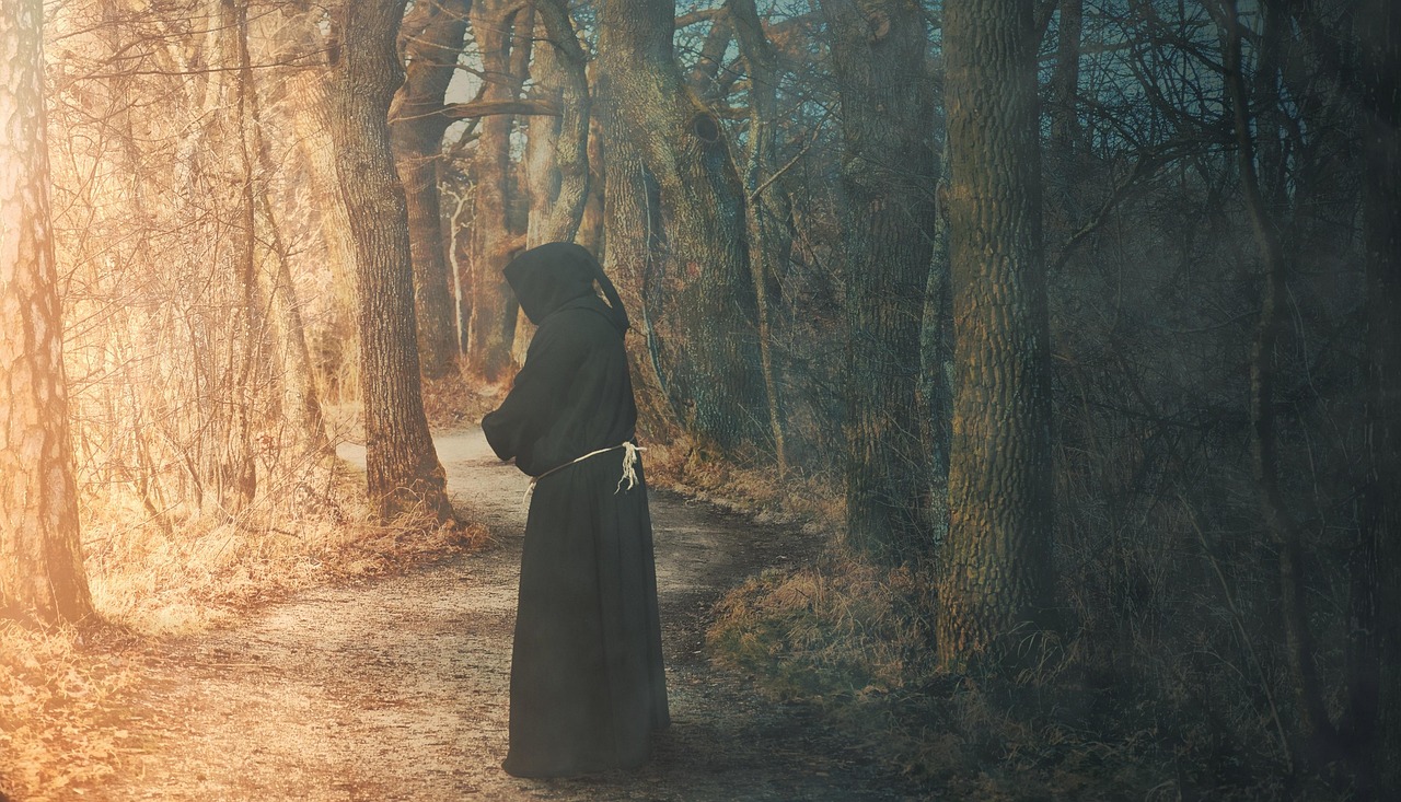 Monk - free online jigsaw puzzle photo