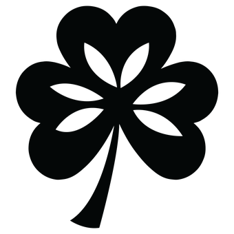 Kløver, Silhuett, Svart, Natur, Flaks
