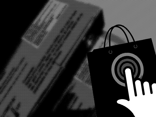Free e-commerce digital marketing purchase illustration