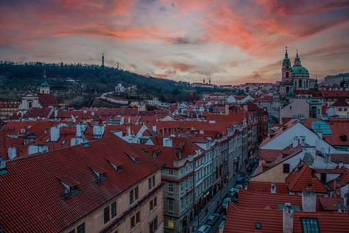 Pôr Do Sol, Praga, Famoso, História