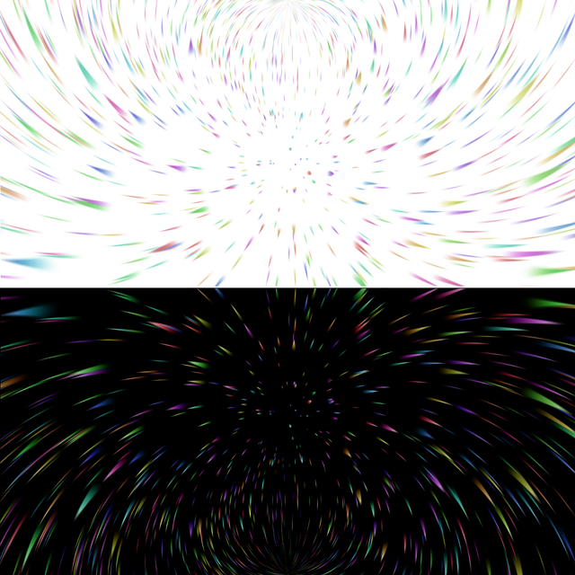 Free space stars cutout illustration