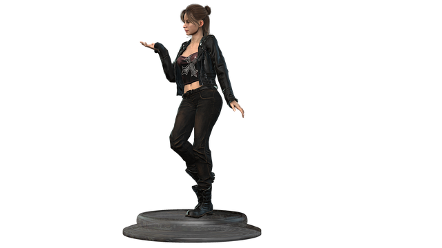 Free woman rendering fantasy illustration