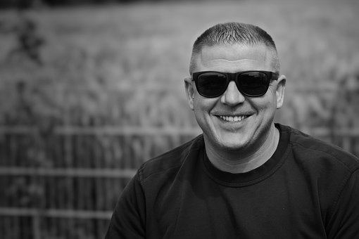 Mann, Sonnenbrille, Porträt, Draußen