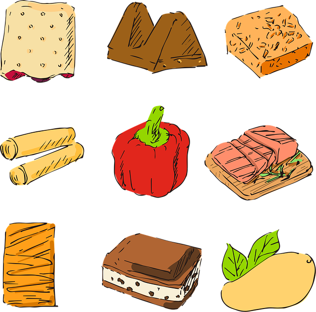 Free chocolate ham steak vector