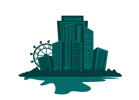 Free Dental City illustration and picture