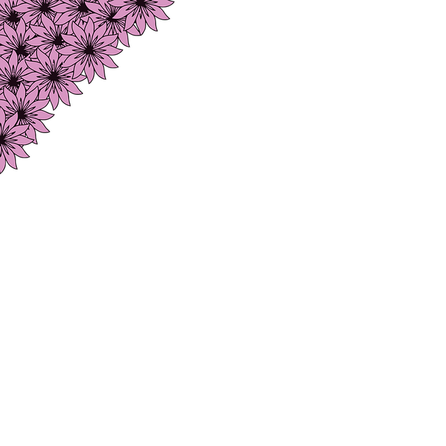 Free flowers bloom page illustration