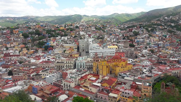 Guanajuato, Mexiko, Aussicht, Kolonial