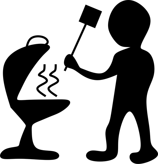 Free cookout figure person vector