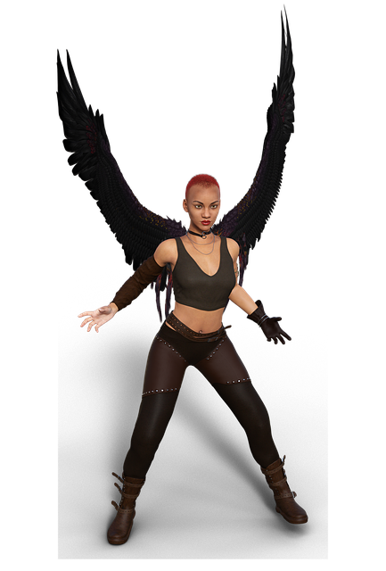 Free fantasy fairy angel illustration