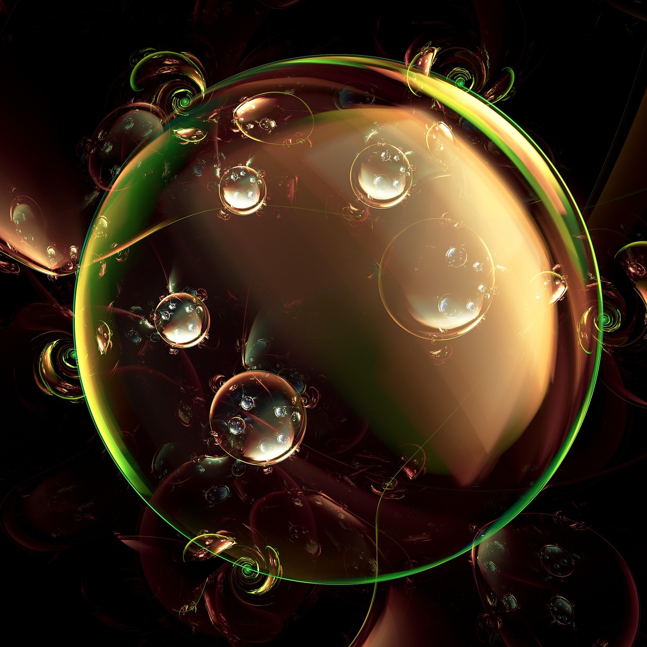 Bubbles - free online jigsaw puzzle photo