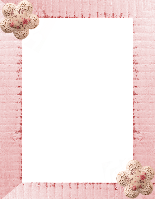 Free frame border flowers illustration