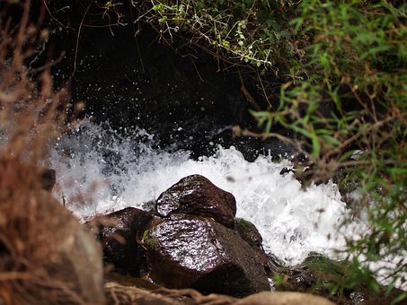 Felsen, Nass, Nasse Felsen, Fluss