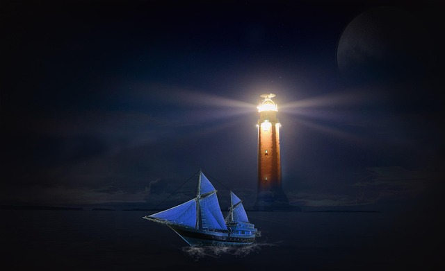 Free ocean nature ship illustration