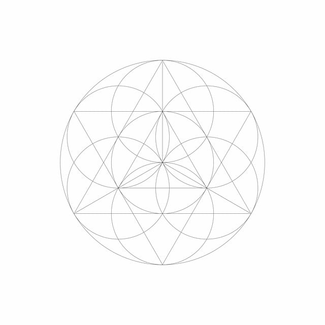 Free merkabah sacred geometry spiritual vector