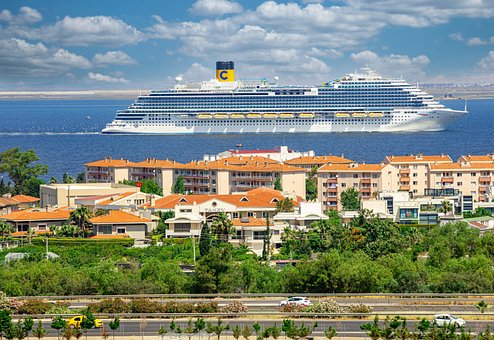 Stadt, Truthahn, Kreuzfahrtschiff, Insel