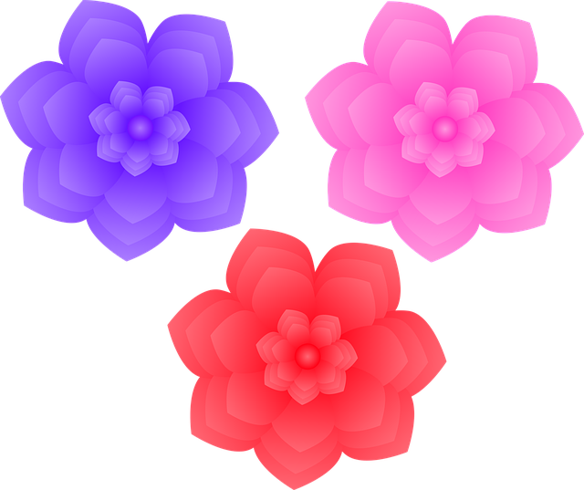 Free flowers plant petals vector
