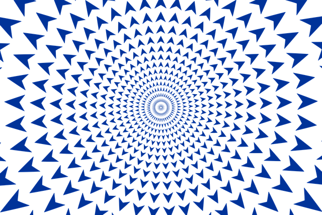 Free concentric beautiful wallpaper arrows vector