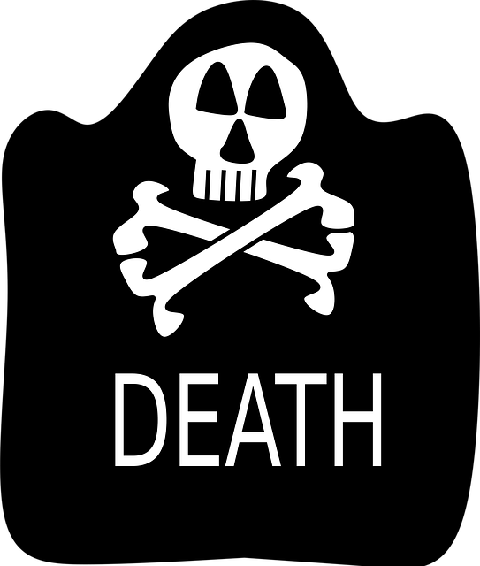 Free skull cross bones tombstone vector
