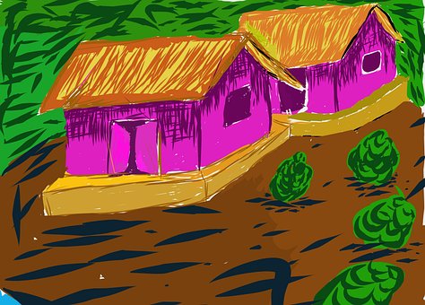 Free House Landscape photo and picture