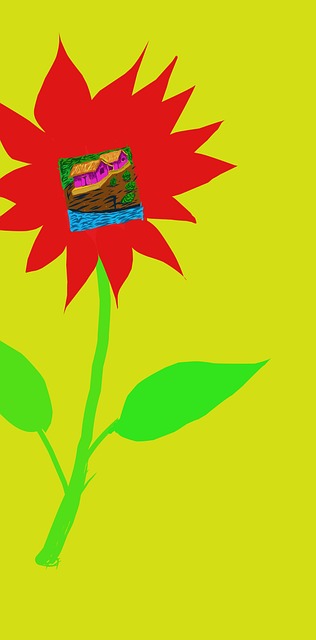 Free Flower Drawing photo and picture