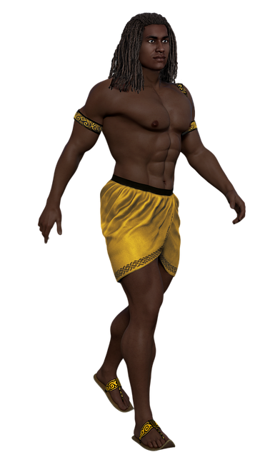 Free egyptian man warrior illustration