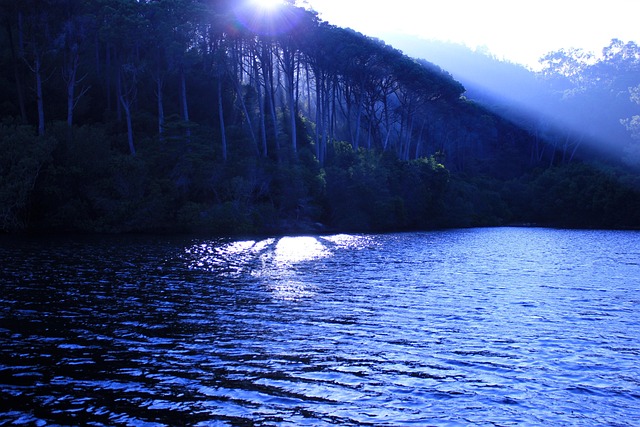 Free Blue Lagoon photo and picture