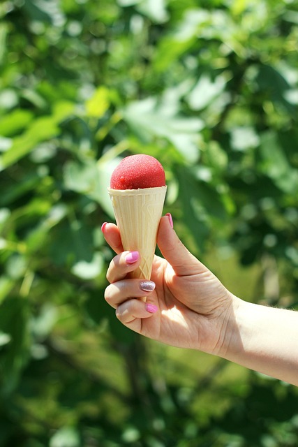 Free Strawberry Ice Cream Dessert photo and picture