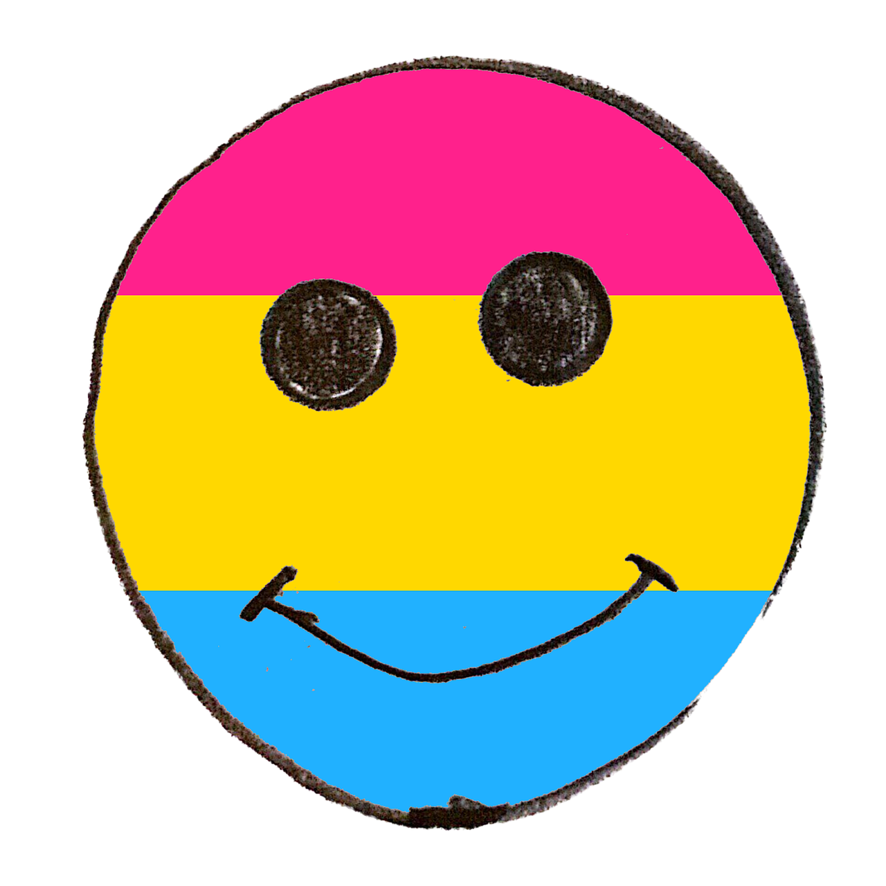 Adorable Mushroom Bi Pride Pin With Subtle Bisexual Flag Colors