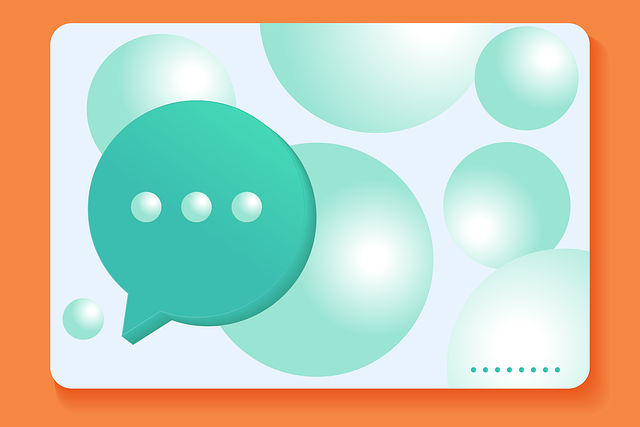 Free chat communication technology illustration