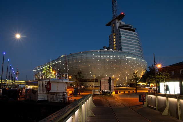 Bremerhaven, Klimahaus, Arkitektur, Havn