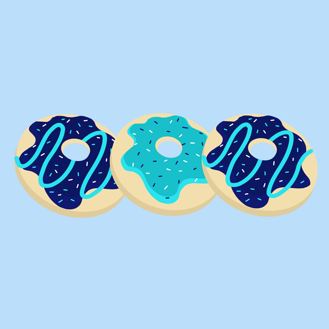 Free donuts dessert food illustration