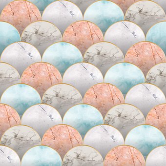 Muster, Marmor, Kreis, Kreise, Rosa