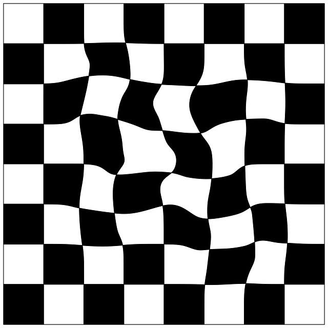 Free checkered distorted background illustration