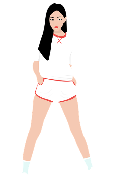 Free fashion woman girl illustration