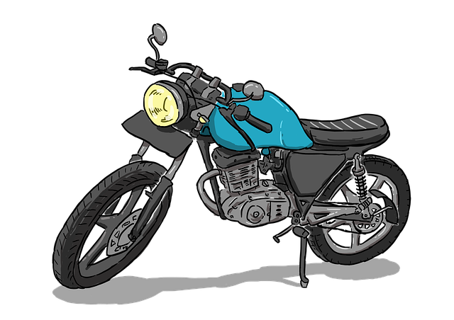 Download free HD stock image of Motorcycle Caferacer Free motorcycle caferacer classic illustration