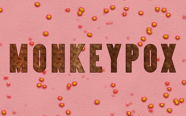 Free monkeypox virus disease illustration