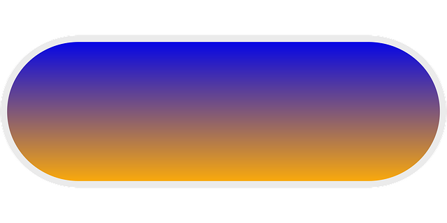 Free blue orange gradient button vector