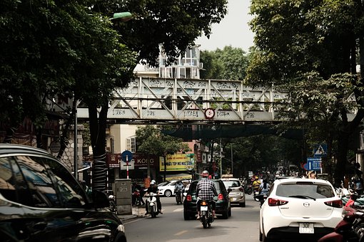 Hanoi, Straße, Der Verkehr, Stadt