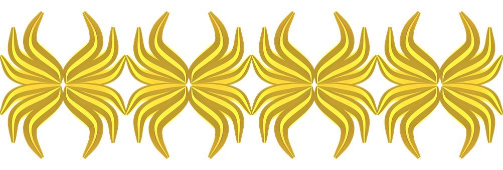 Fronteira, Ouro, Enfeite, 3D Render
