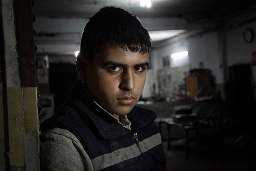 Homem, Retrato, Turquia, Sozinho, Filho