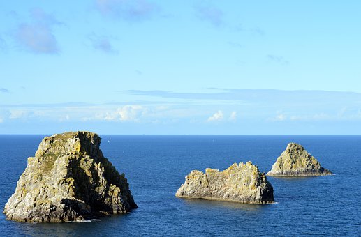 Hav, Ocean, Ø, Himmel, Landskab, Natur
